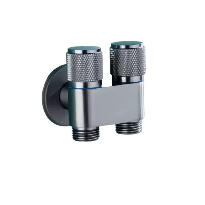 Zeecry Modern Handheld Bidet Sprayer Set – High-Pressure Bathroom Spray Gun with Angle Valve, 2m Hose, Chrome Finish, Wall Bracket, for Toilet & Washing Machine